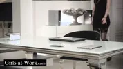 Hot colleague trio