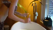 Fucked my stepsister in front of the shower while my parents were out | Kuporovaa Krupa