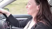 Best friends MILF Mom fucked me right there in her car