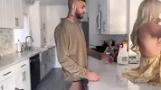 Tiny Student POUNDED in Kitchen