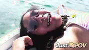 Big Booty Cassie Blake Takes Big Dick on A Boat in Miami