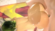 3DGSPOT - Oily Babe Gets Her Pussy Pounded At The Beach! 3D ANIMATION!