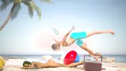 3DGSPOT - Oily Babe Gets Her Pussy Pounded At The Beach! 3D ANIMATION!