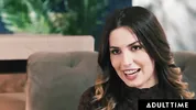 ADULT TIME - Gorgeous Chanel Camryn Gets Fingered While Passionately Raw Assfucked In Romantic Fuck