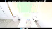 Naughty Japanese maid Yuna Haru loves hot sex with her boyfriend in VR.