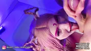 AHEGAO HENTAI SLUT fucked in Zelda's Fairy Fountain - COSPLAY Elf Girl Blowjob, Feet, Footjob & Cum