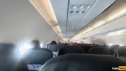 Giving a blowjob on a plane before I get caught with dick in my mouth