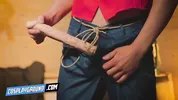 Stella Lux Takes Two Cocks Until They Cum In Her Face - One Piece Porn Cosplay Parody