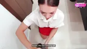 Waitress Fucked Up the Order and Paid With Her Body