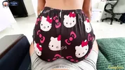 Humping today, in my Hello Kitty pajamas outfit