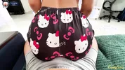 Humping today, in my Hello Kitty pajamas outfit