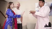 Hijab princess learns how to suck dick