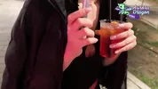 I FUCKED an ITALIAN GIRL behind a CAR OUTSIDE THE CLUB