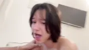 BRUNETTE WITH BIG ASS AND PERFECT BODY IS PENETRATED HARD AND ENDS WITH CUM IN HER MOUTH