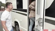 BangVan - Jennifer Mendez Picked Up Hitch Hiking Stranger and Rode His Monster Cock!