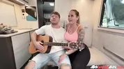 BangVan - Jennifer Mendez Picked Up Hitch Hiking Stranger and Rode His Monster Cock!
