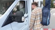 BangVan - Jennifer Mendez Picked Up Hitch Hiking Stranger and Rode His Monster Cock!