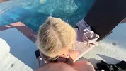 Too Desperate to Wait — I Caught Her in Action by the Pool_Kali Rose_Vince Karter