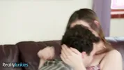 REALITYJUNKIES - New Babysitter Can’t Resist Her Boss And Gets Bent Over For Intense Sex