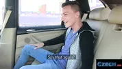 CZECH XXX - Sloppy Blowjob to Balls Deep Fucking in Taxi