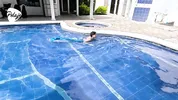 A scorned Latina finds a mermaid man and to get even she decides to suck his cock and fuck him