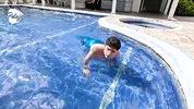 A scorned Latina finds a mermaid man and to get even she decides to suck his cock and fuck him