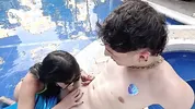A scorned Latina finds a mermaid man and to get even she decides to suck his cock and fuck him