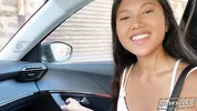 Sexy Asian Whore May Thai, Gets fucked hard and takes a huge cum load in her tiny pussy!