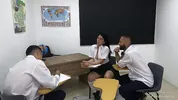 Hot Girlfriend Seduces Classroom Nerd For Wild Sharing FMM Threesome