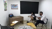 Hot Girlfriend Seduces Classroom Nerd For Wild Sharing FMM Threesome