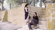 Naughty Babe Surprises Her Boyfriend With Her BFF At The Beach - LATINA MILF