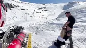 Snowy sex break
