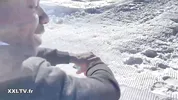 Snowy sex break