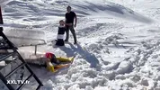Snowy sex break