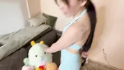 Little Step Sis Gets Stretched After The Gym : Lola Valentine : Dirty Tale : Danny Dirt