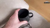 What kind of magic is this? I rubbed the mug and there she appeared!