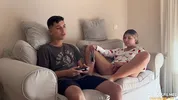 My stepsister won't let me finish a video game until I fuck her first