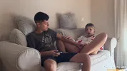 My stepsister won't let me finish a video game until I fuck her first