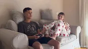 My stepsister won't let me finish a video game until I fuck her first