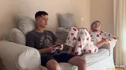 My stepsister won't let me finish a video game until I fuck her first