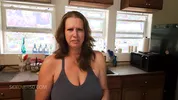 A Hot Milf Stepmom gets a lesson in cards and gives her stepson a lesson in sex.