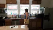A Hot Milf Stepmom gets a lesson in cards and gives her stepson a lesson in sex.