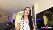 Beautiful 18yo girl with curly hair and a perfect ass comes to my studio to fuck hard