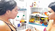 busty stepmom fucks her busty stepdaughter