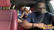 Blonde Raver Sucks And Fucks Black Boyfriends' Cock In Ride Share BBC