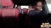 Blonde Raver Sucks And Fucks Black Boyfriends' Cock In Ride Share BBC