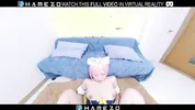 Horny Japanese girl Miu Aikawa shows off her sexy body to her new boyfriend in VR.