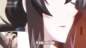 Big titted aunt gives blowjob to hentai virgin and he spits cum on her face!!