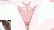 Big titted aunt gives blowjob to hentai virgin and he spits cum on her face!!