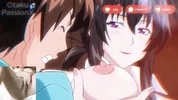 Big titted aunt gives blowjob to hentai virgin and he spits cum on her face!!